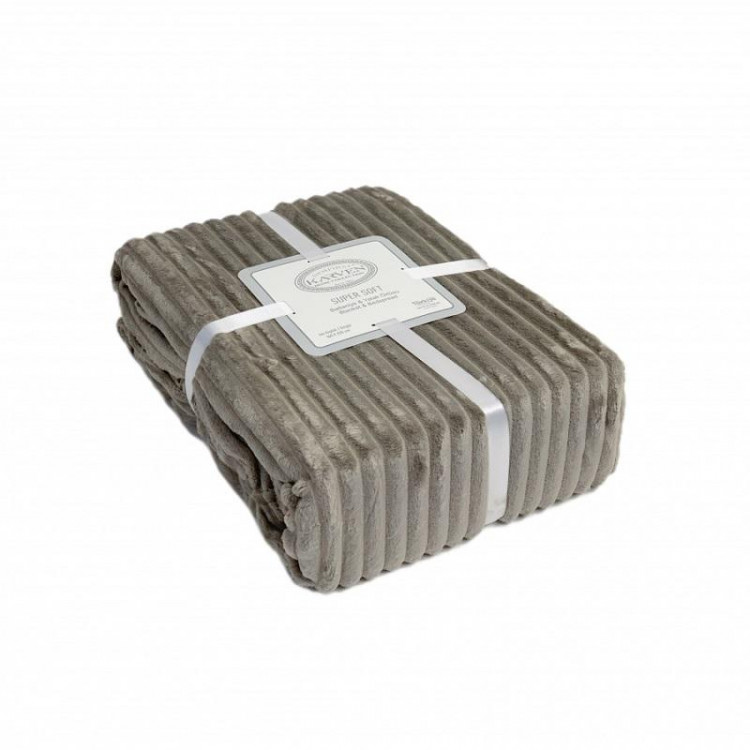 Плед из полиэстера KARVEN SUPER SOFT P941 DIAS бежевый 160х220