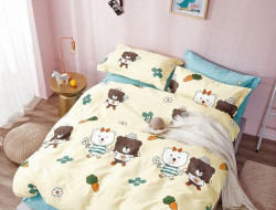 Постельное белье двухстороннее из твила TANGO TPIG-1503 50х70 (1шт), 70х70 (1шт) 1,5-спальное