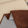 Набор накидок на диван из микрофибры TANGO SOFA коричневый 90х160 (2шт)