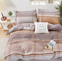 Постельное белье из сатина АЛЬВИТЕК клетка айро евро