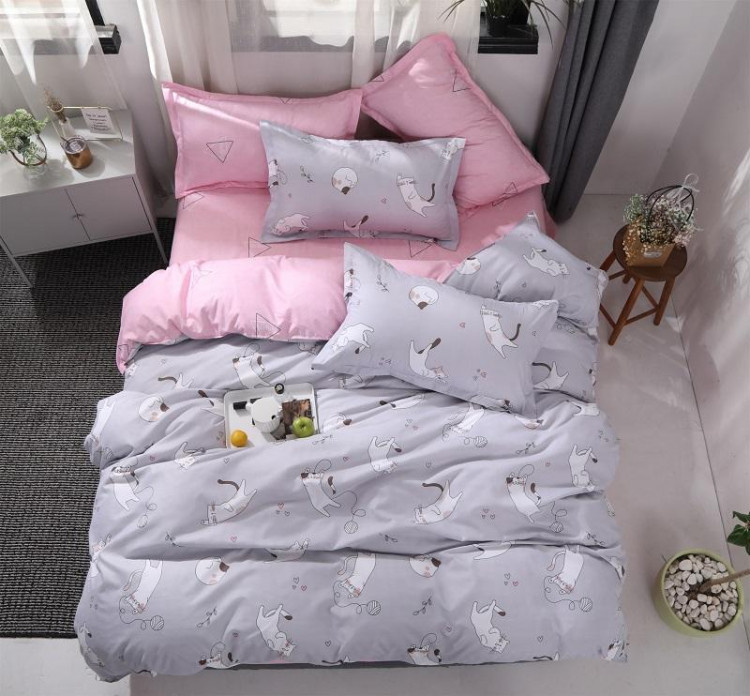 Постельное белье из микросатина TANGO DREAM FLY DF-398 50х70 (2шт) евро