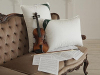 Подушка из элитного белого гусиного пуха ANNA FLAUM HERBST KOLLEKTION 50х70 средняя