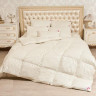 Одеяло пуховое кассетное Легкие Сны КАМЕЛИЯ шампань 200х220 теплое