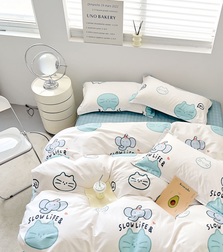 Постельное белье из твил-сатина TANGO слоулайф 70х70 (2шт) 2-спальное