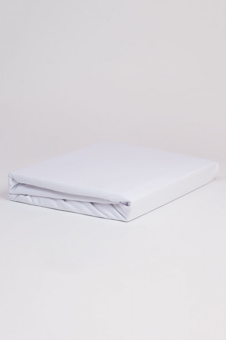Простыня на резинке GERMAN GRASS NOBLE TRADITIONS JERSEY WHITE GRASS 90х200х40