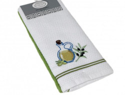 Набор кухонных полотенец хлопковых KARVEN HM770 ASKILI MUTFAK yesil-beyaz V3 40х60 (2шт)