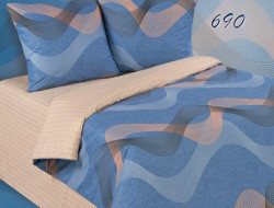 Постельное белье из поплина двухстороннее АЛЬВИТЕК ПА-690 семейное