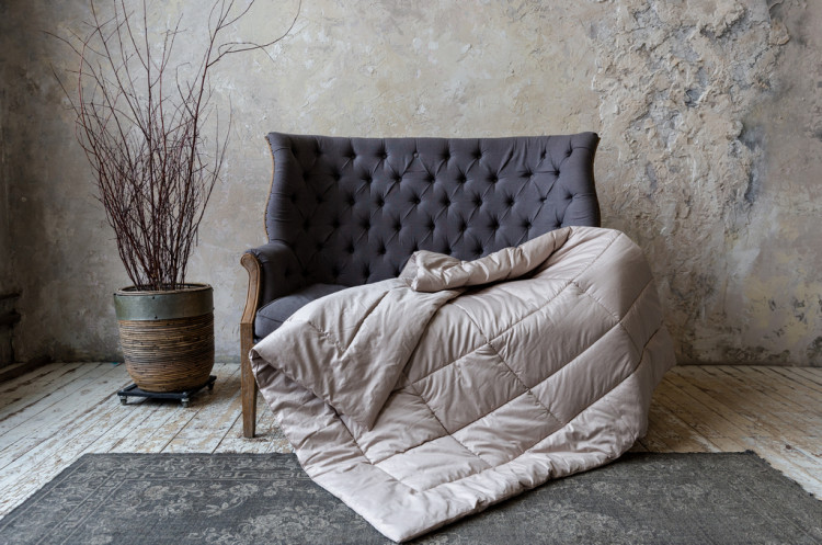 Одеяло стеганое GERMAN GRASS ALMOND WOOL GRASS 160х220 всесезонное