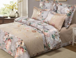 Постельное белье из сатина с вышивкой  SAILID D-216-4 семейное