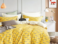 Постельное белье из сатина TANGO лисы 70х70 (2шт) 1,5-спальное