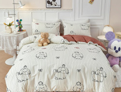 Постельное белье из сатина TANGO собачки 50х70 (2шт) 1,5-спальное