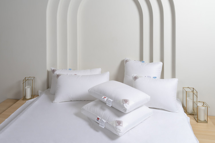 Подушка трехкамерная с бортиком GERMAN GRASS 3D THERMO DOWN GRASS 50х90 упругая