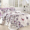 Постельное белье из ранфорса KARVEN N023 KELEBEK LILAC 50х70 (2шт), 70х70 (2шт) евро