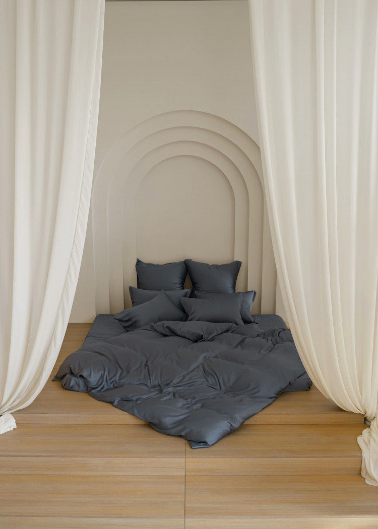 Постельное белье GERMAN GRASS GREY BRILLIANT GRASS 50х70 (2шт), 70х70 (2шт) евро