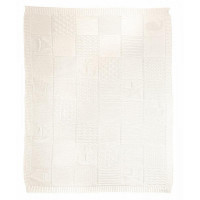 Плед детский из хлопка и акрила BELPOL FISH экрю 110х140