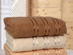 Набор полотенец махровых хлопковых KARVEN MICRO DELUX HS1010 V1 50х90 (3шт)