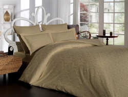 Постельное белье из хлопкового жаккарда KARVEN N302 DAMASK STONE 50х70 (2шт), 70х70 (2шт) семейное