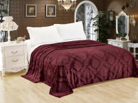 Плед однотонный из микрофибры с тиснением АЛЬВИТЕК ВЕНЕЦИЯ 002-pv 150х200