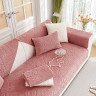 Набор накидок на диван из велюра TANGO SOFA коралловый 90х160 (1шт), 90х210 (1шт)