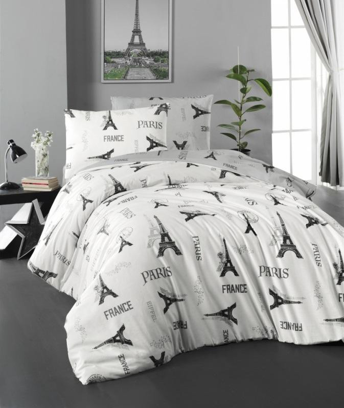 Постельное белье подростковое из ранфорса KARVEN YOUNG STYLE N022 PARIS 50х70 (1шт), 70х70 (1шт)