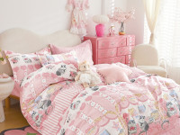 Постельное белье из твил-сатина TANGO cats 70х70 (2шт) 1,5-спальное