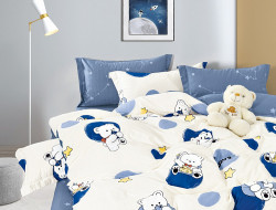 Постельное белье из сатина TANGO умка 70х70 (2шт) 1,5-спальное