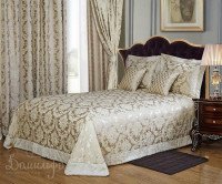 Покрывало с подушками и наволочками из жаккарда ASABELLA 36B-4H 240х260