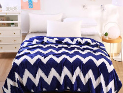 Плед из микрофибры TANGO ФЛАНЕЛЬ ЗИГЗАГИ 200х220