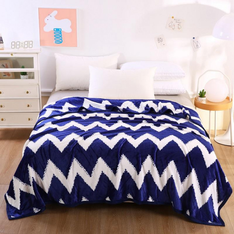 Плед из микрофибры TANGO ФЛАНЕЛЬ ЗИГЗАГИ 200х220