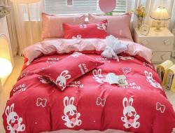 Постельное белье из микросатина TANGO зайчик 50х70 (2шт) 2-спальное