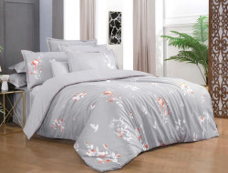 Постельное белье из сатина де люкс SAREV 300TC N082 LIDA V2-GRI 50х70 (4шт) евро