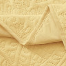 Покрывало тонкое велюровое TANGO CASABLANCA светло-желтое 220х240