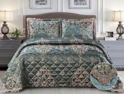 Покрывало с наволочками тонкое жаккардовое TANGO ARISTON ARI-12 240х260