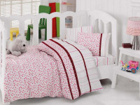 Постельное белье для малышей из ранфорса с вышивкой COTTON BOX 1041-06 35х45 (2шт)