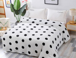 Плед из микрофибры TANGO ФЛАНЕЛЬ ГОРОХ 200х220