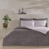 Постельное белье из ранфорса TAC RANFORCE RIVEN серое евро