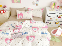 Постельное белье из сатина TANGO мишутка 50х70 (2шт) 1,5-спальное