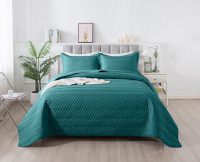 Покрывало тонкое из микрофибры TANGO AMZ MARRAKECH изумруд 215х240