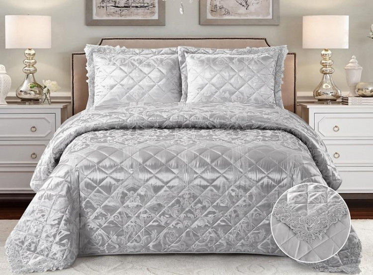 Покрывало с наволочками тонкое жаккардовое TANGO ARISTON ARI-01 240х260