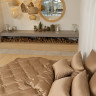 Постельное белье с простыней на резинке 160х200 GERMAN GRASS SAND BRILLIANT GRASS 70х70 (2шт) евро