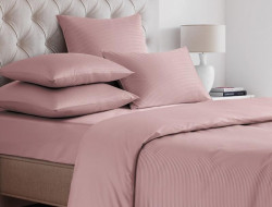 Комплект наволочек из страйп-сатина SAILID ST-2-70х70 пудра 70х70 (2 шт)