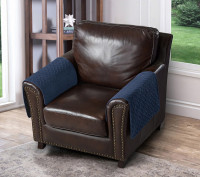 Накидка на подлокотники из микрофибры TANGO SOFA синяя 50x70 (1шт)