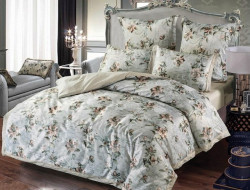Постельное белье из сатина с вышивкой  SAILID D-208-4 семейное