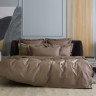 Постельное белье из египетского хлопка с простыней на резинке 160х200 GERMAN GRASS Brownie Allure Grass 1,5-спальное