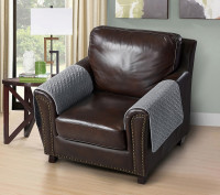 Накидка на подлокотники из микрофибры TANGO SOFA серая 70x70 (1шт)