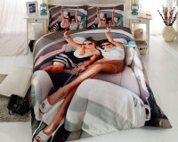 Постельное белье из бамбука и хлопка VIRGINIA SECRET BAMBOO 3D 1331-32 евро