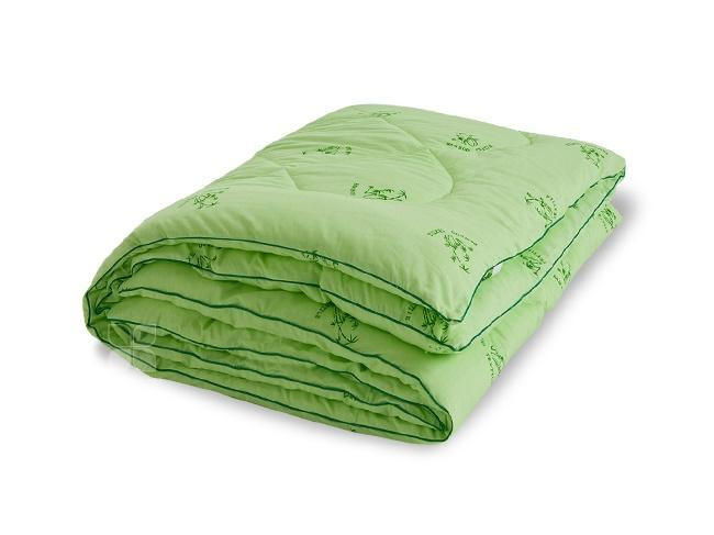 Одеяло из бамбука в хлопке стеганое Легкие Сны БАМБУК 172х205 теплое