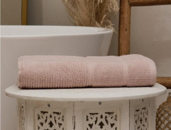 Полотенце махровое TAC DORA ROSE светло-розовое 70х140