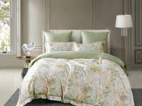 Постельное белье фланелевое из тенсела ASABELLA Весенняя нега 50х70 (1шт), 70х70 (1шт) 1,5-спальное