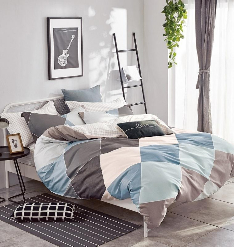 Постельное белье двухстороннее из твила TANGO TPIG-1657 50х70 (2шт), 70х70 (2шт) евро